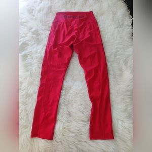 Red Aeropostale leggings woman's size medium